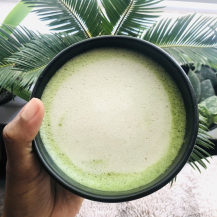 The perfect matcha latte