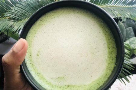 The perfect matcha latte